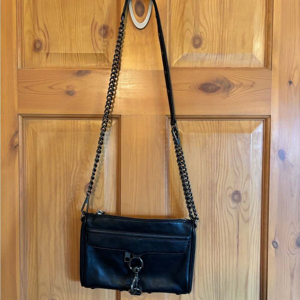 Rebecca Minkoff Black Leather Crossbody Bag